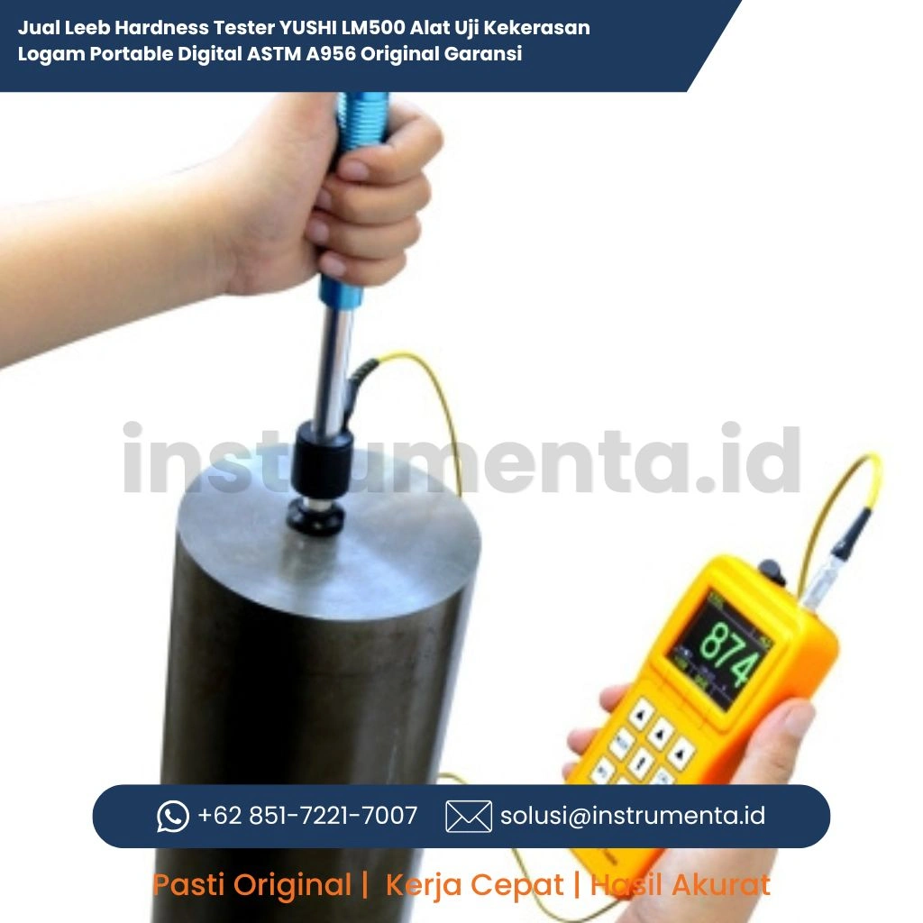 Jual Leeb Hardness Tester YUSHI LM500 Alat Uji Kekerasan Logam Portable Digital ASTM A956 Original Garansi